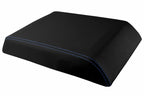 Leather Console Lid Armrest Cover for Hummer H2 (2003–2007) Blue Stitch