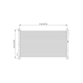 Replacement A/C Condenser Stock Repair Part For 1997 Acura CL