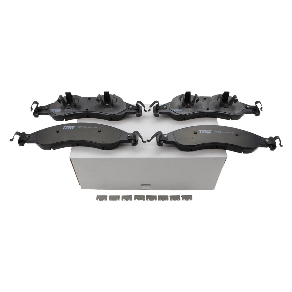 Set of 4 TRW Pro Front Metallic Brake Pads for Ford Expedition Lincoln Navigator (2003–2023)