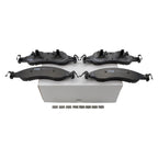 Set of 4 TRW Pro Front Metallic Brake Pads for Ford Expedition Lincoln Navigator (2003–2023)