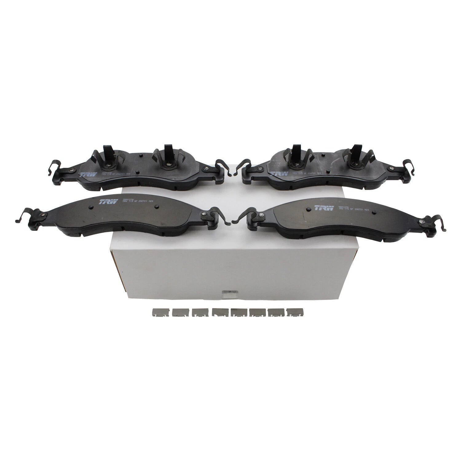 Set of 4 TRW Pro Front Metallic Brake Pads for Ford Expedition Lincoln Navigator (2003–2023)