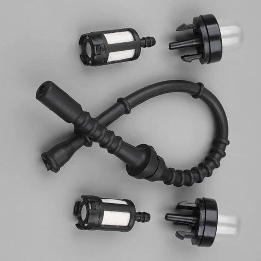 Set of 4 Filters and Primers for Lawn Equipment