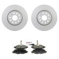 Bosch 2X Front 312mm Rotors & Ceramic Disc Brake Pad Kit for A3 TT Quattro (2006–2013)