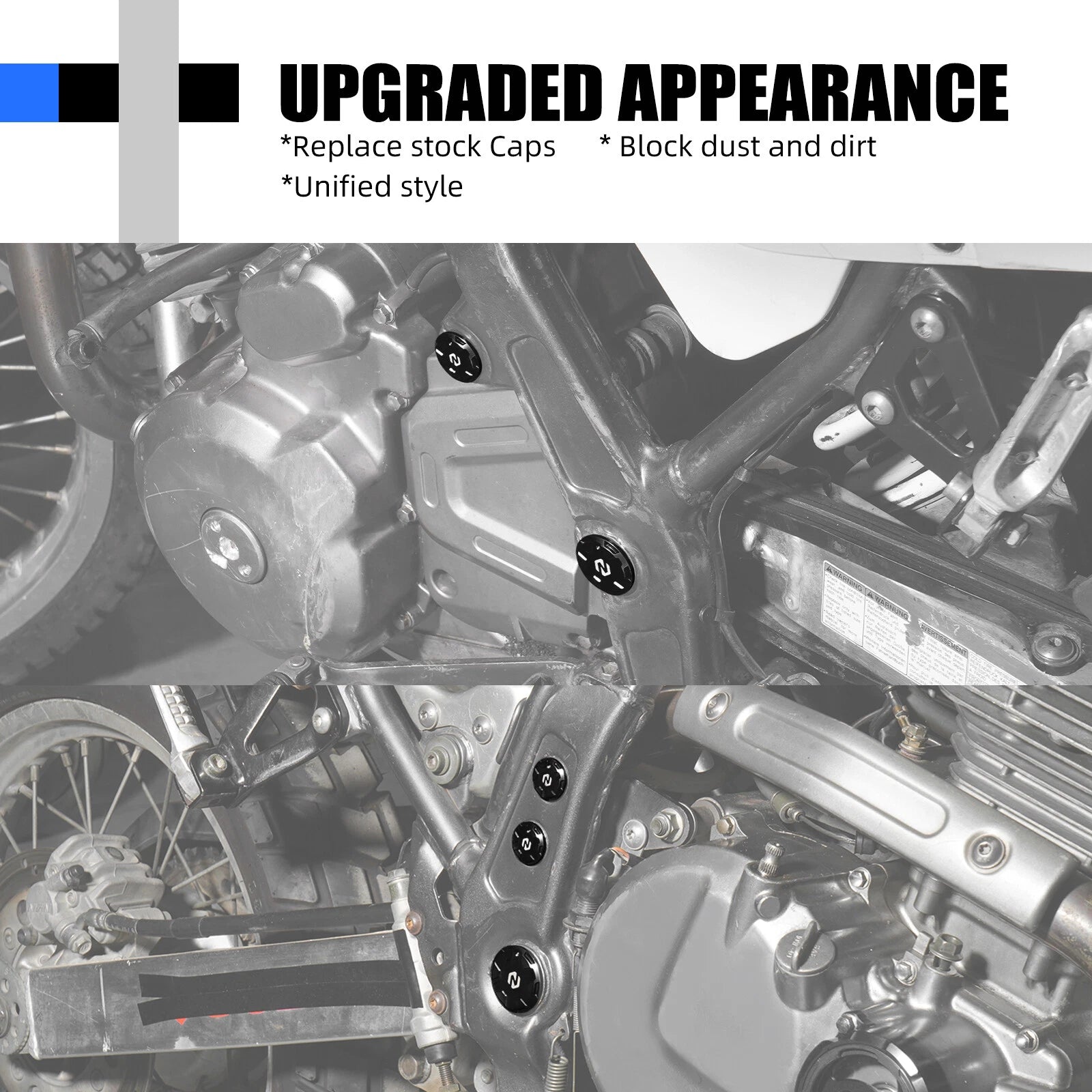 Rocker Pivot Cover Caps for Suzuki DR650SE (1996–2024)