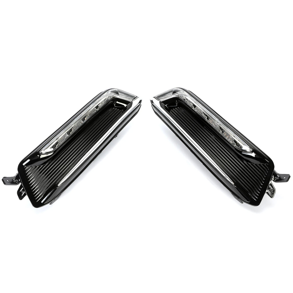 Set of 2 Clear LED DRL Fog Lights for Chevy Impala (2014-2020)