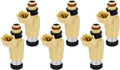 6PCS Fuel Injector 842-12299 for Chrysler Sebring 2.4L (2001–2005)