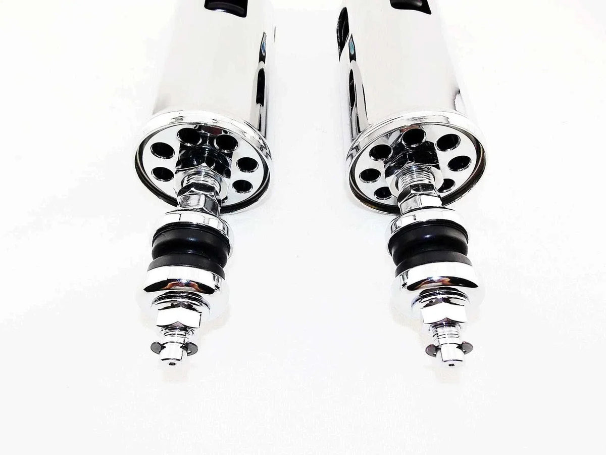 Chrome Rear Shock Absorbers for Harley Davidson FLST-I Heritage Softail (2006)