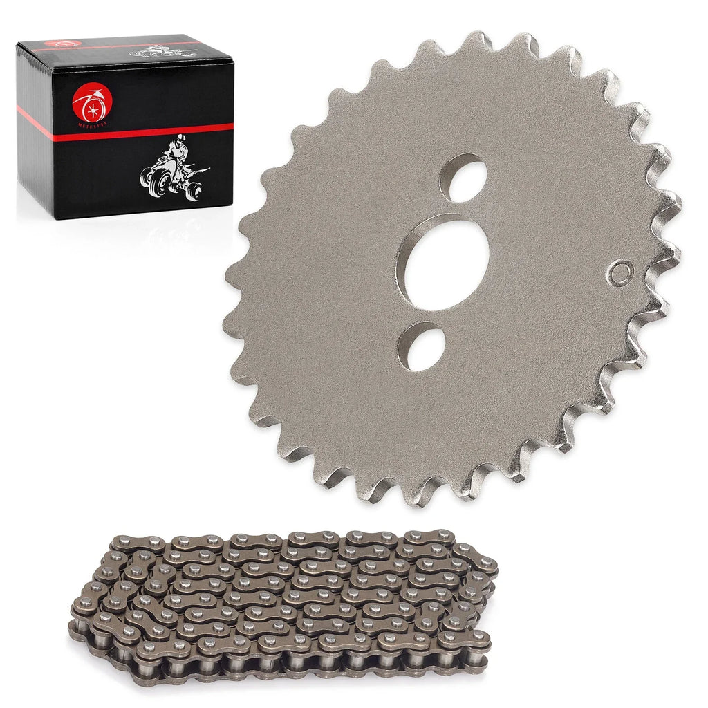 Camshaft Sprocket 28T & Timing CHAIN For Honda XR80 XR80R XL80S (1979–1999)