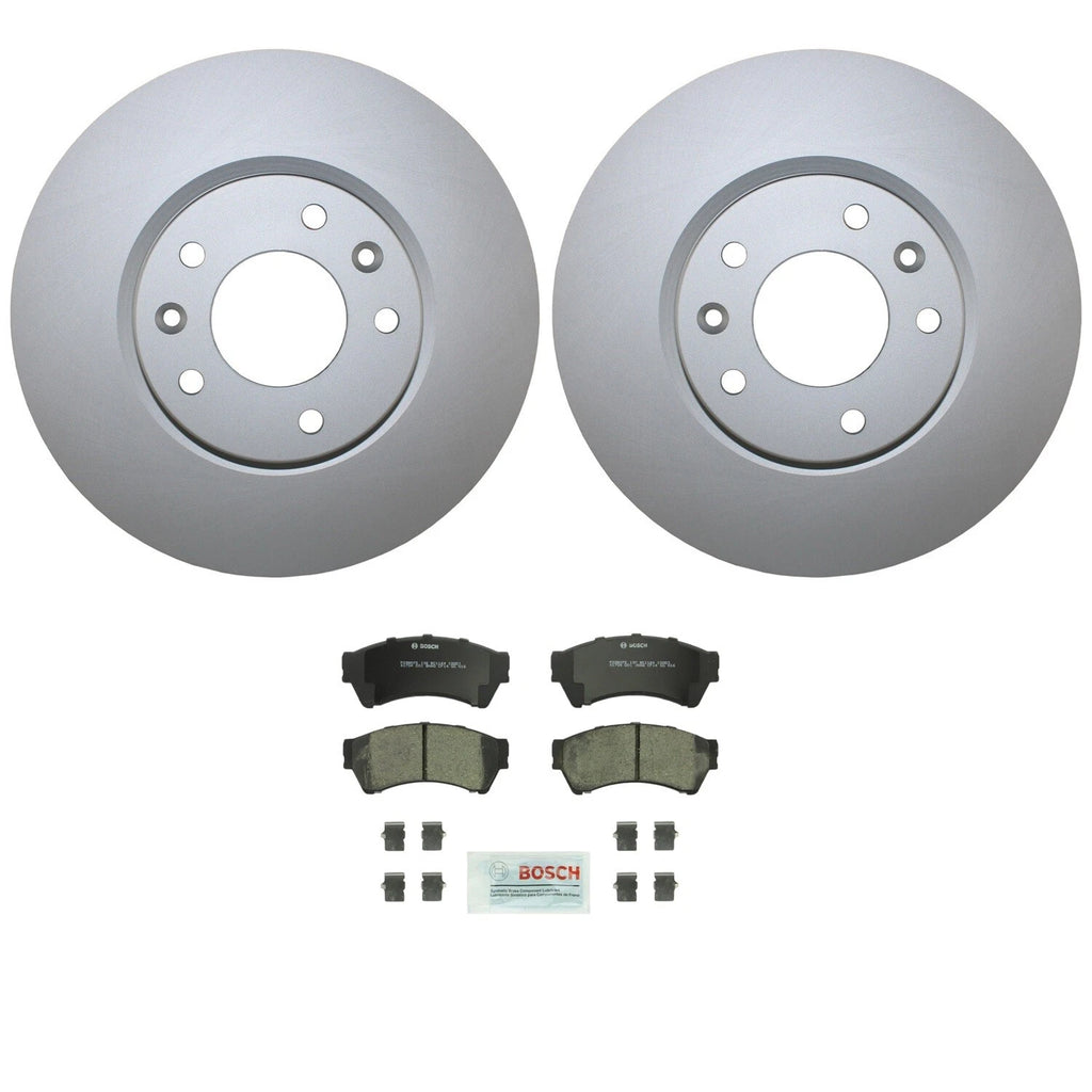 Front Brake Kit 299mm Rotors & Bosch Ceramic Pads for Fusion MKZ Zephyr 2006–2012