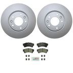 Front Brake Kit 299mm Rotors & Bosch Ceramic Pads for Fusion MKZ Zephyr 2006–2012