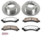 2X Brake Disc and Pad Kit for Chevy SaVana