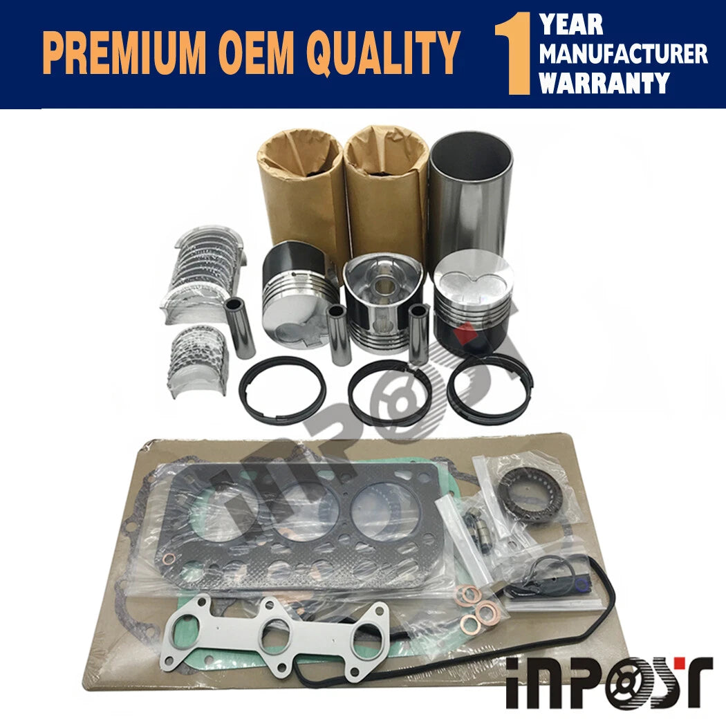 K3D Overhaul Rebuild Kit for Mitsubishi Iseki TU170F
