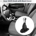 5 Speed Gear Shifter Knob with Cover for Chevrolet Spark (2011–2015) Faux Leather
