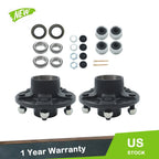 Set of 2 Trailer Hub Kits for 5x5" Hubs (3500 lbs Axle)