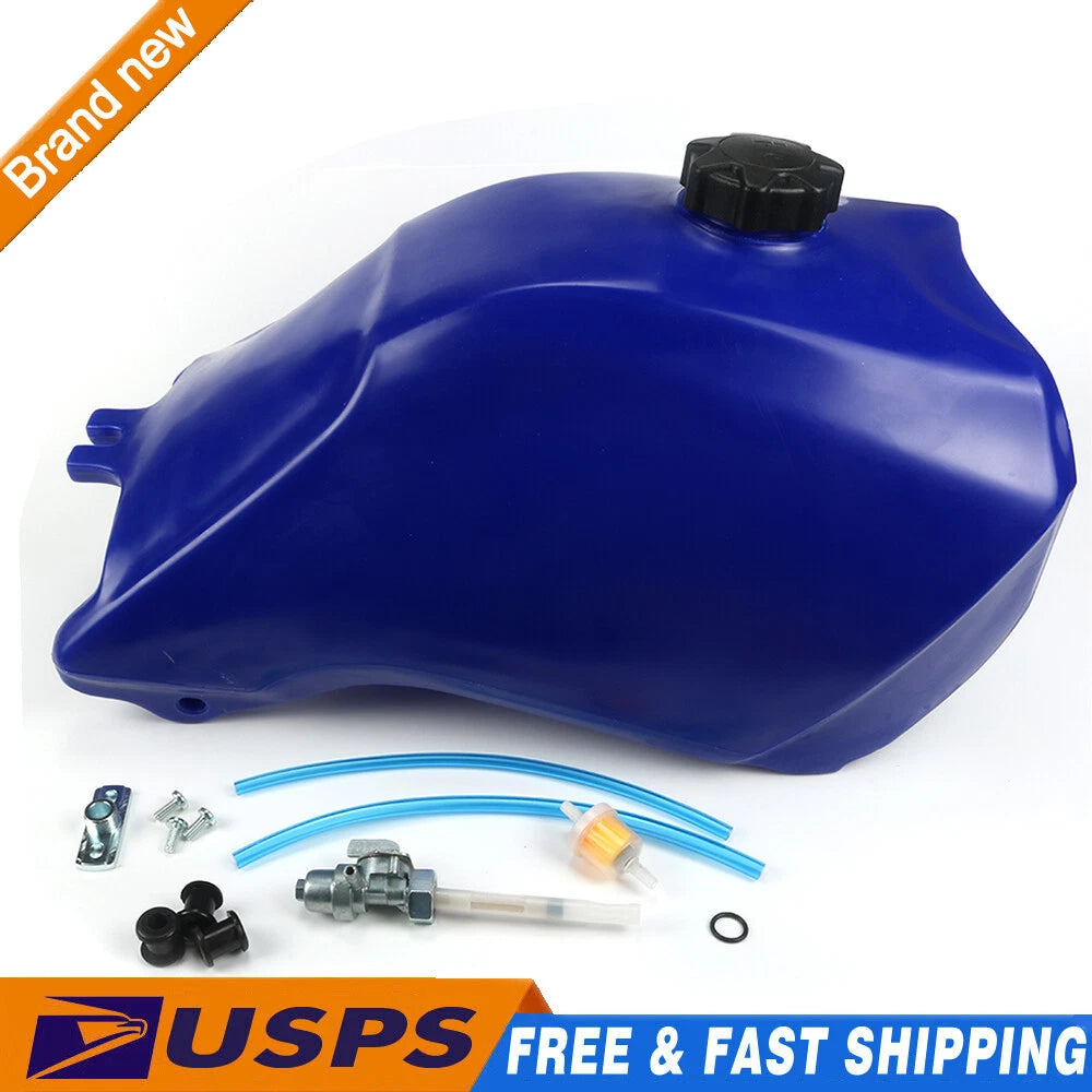 Plastic Gas Fuel Tank for Honda TRX300 TRX 300 (1993–2000) Blue with Petcock
