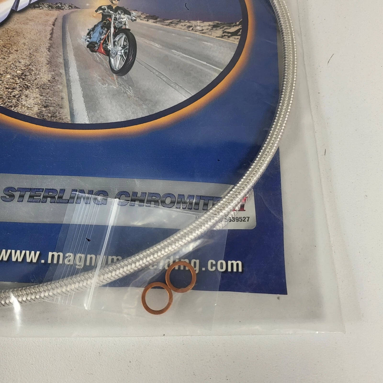 Magnum AS37628 Front 28In Brake Line for Sterling Chromite II