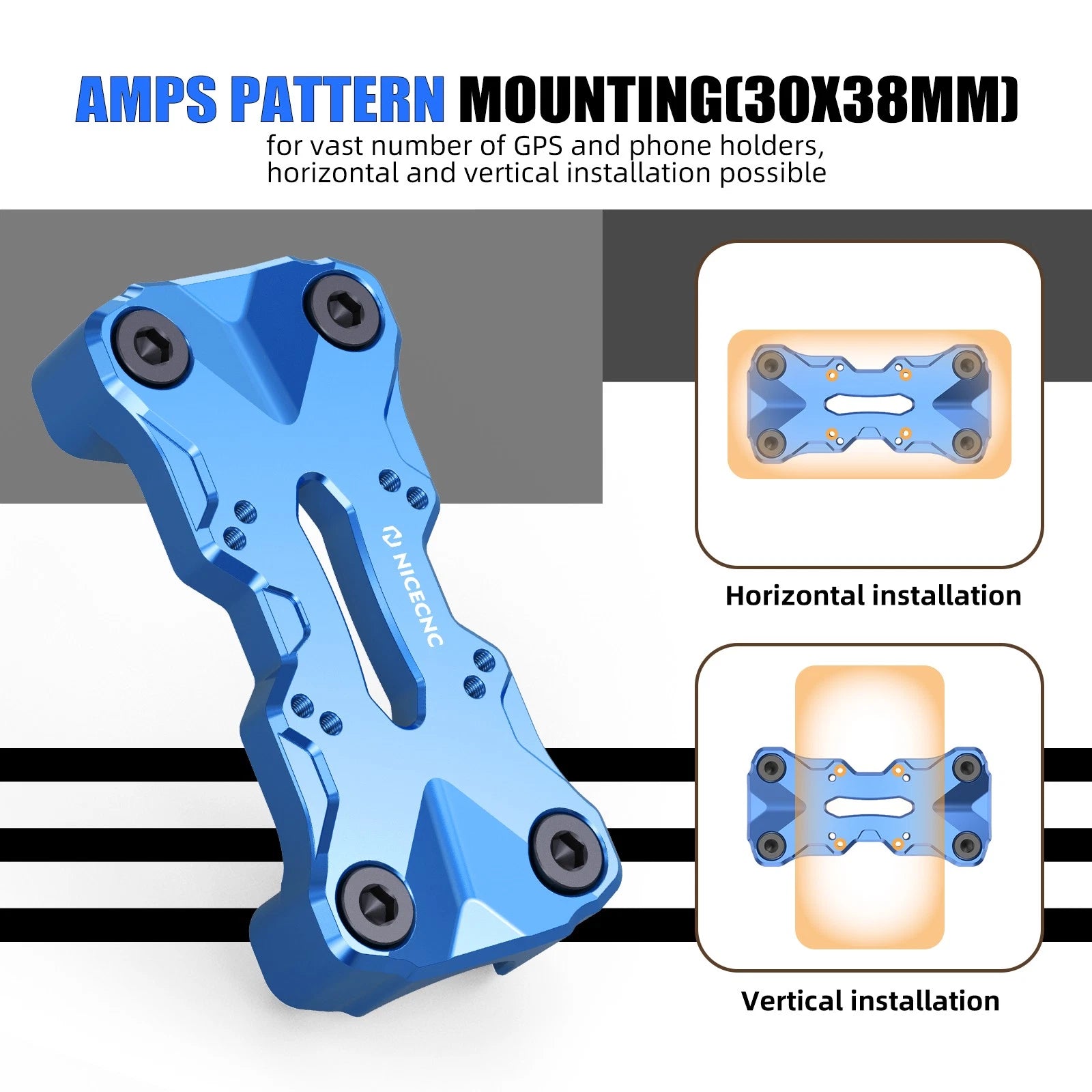 Handlebar Clamp Cover Plate for Yamaha Tenere 700 (2019–2024)