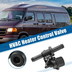 Radiator Water Valve for Dodge Van 1500 B2500 (2000-2003) - Plastic Metal Black