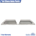 2X Front Bumper Reflector Side Marker Light Pair Clear for Audi A4 S4 (2017–2018)