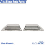 2X Front Bumper Reflector Side Marker Light Pair Clear for Audi A4 S4 (2017–2018)