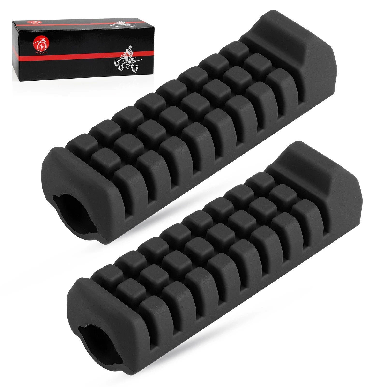 2X Foot Peg Rest Rubber for Suzuki QuadSport 80 LT80 LT80S (1987–2006) 43551-40B00