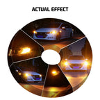 LED Turn Signal Light Bulb BA15S 7506 1156 P21W for Canbus (Amber/Yellow)