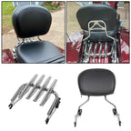 Backrest Sissy Bar & Stealth Rack for Harley Touring Road Street Glide (2009–2026)