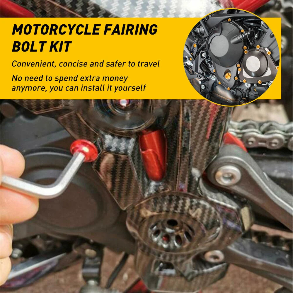Fairing Bolt Kit for Honda Kawasaki Suzuki
