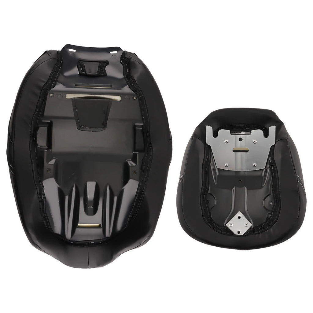 Black White Stitching Seat for Harley Touring (2009–2024)