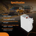 Steel Copper Converter Charger for RV Automotive Boat Car Audio (PM3-55)