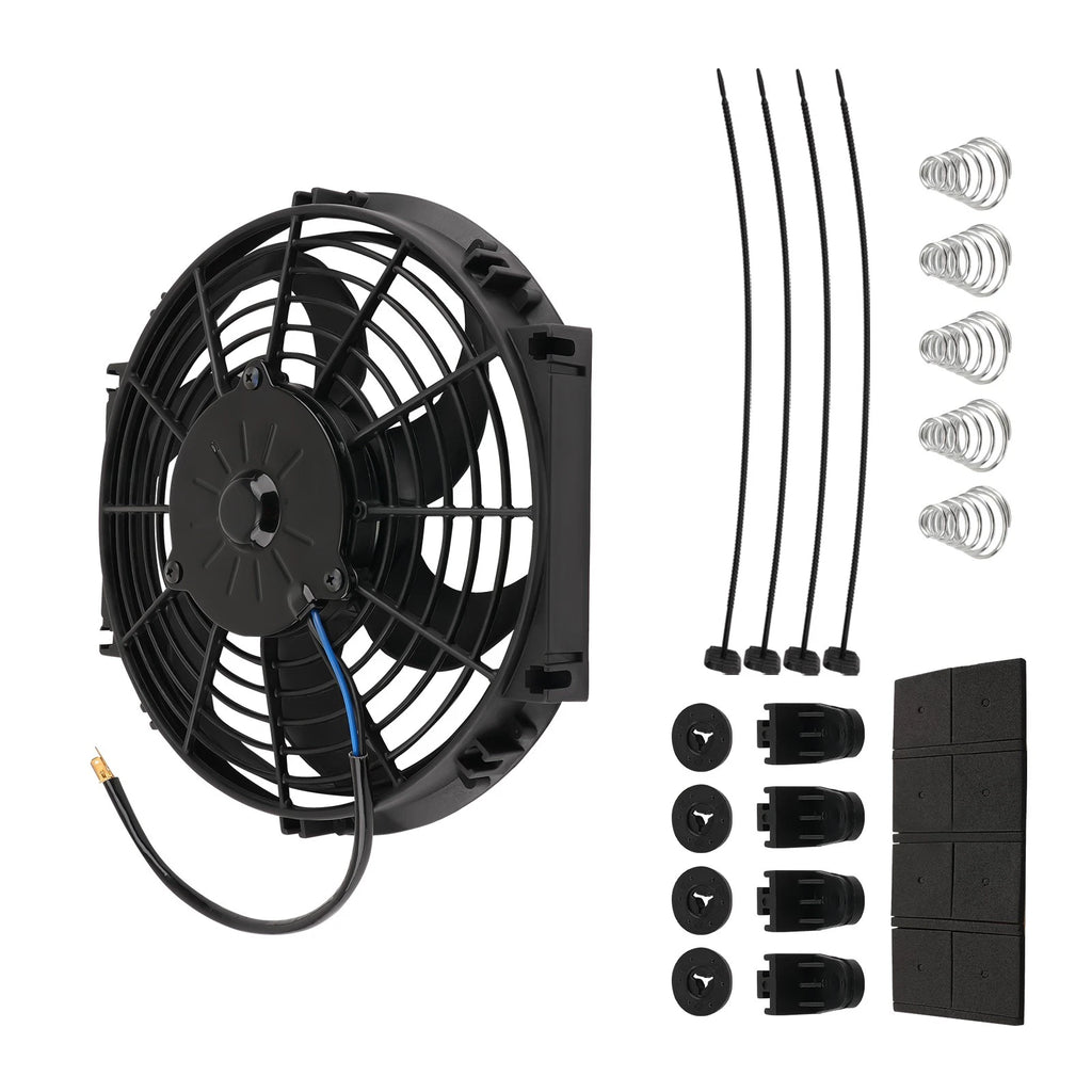 10" Electric Push-Pull Cooling Fan for Universal 12V (800–CFM, 80W) (2010–2025)