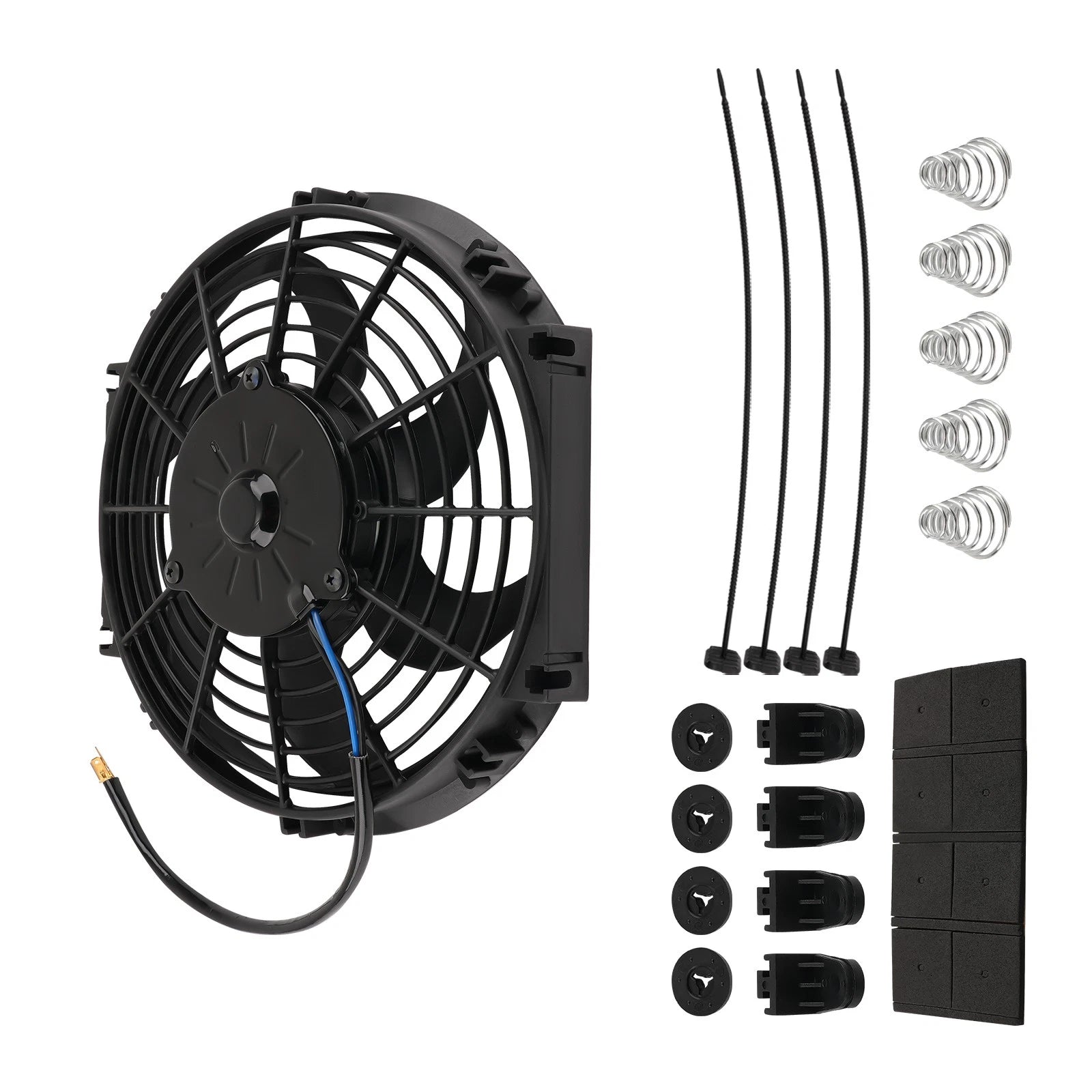 10" Electric Push-Pull Cooling Fan for Universal 12V (800–CFM, 80W) (2010–2025)