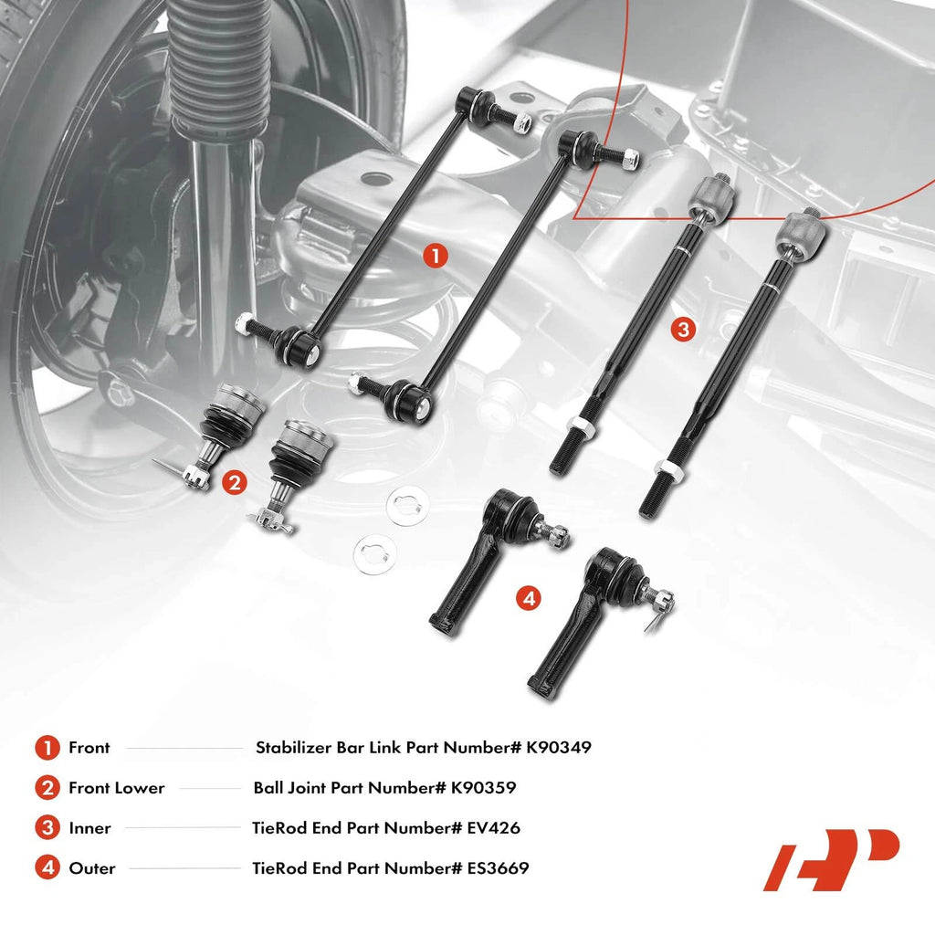 8x Front Sway Bar Link for Honda Odyssey (2002-2004)