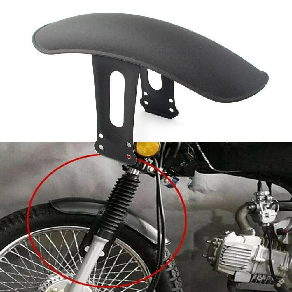 Front Fender Mudguard Cover Protector for Honda CG125 (1976–2023) Black
