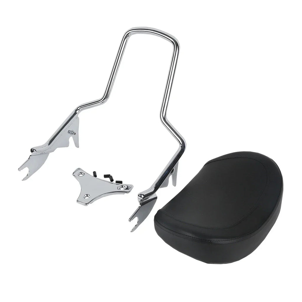 Detachable Sissy Bar Backrest Stealth Luggage Rack for Harley Touring