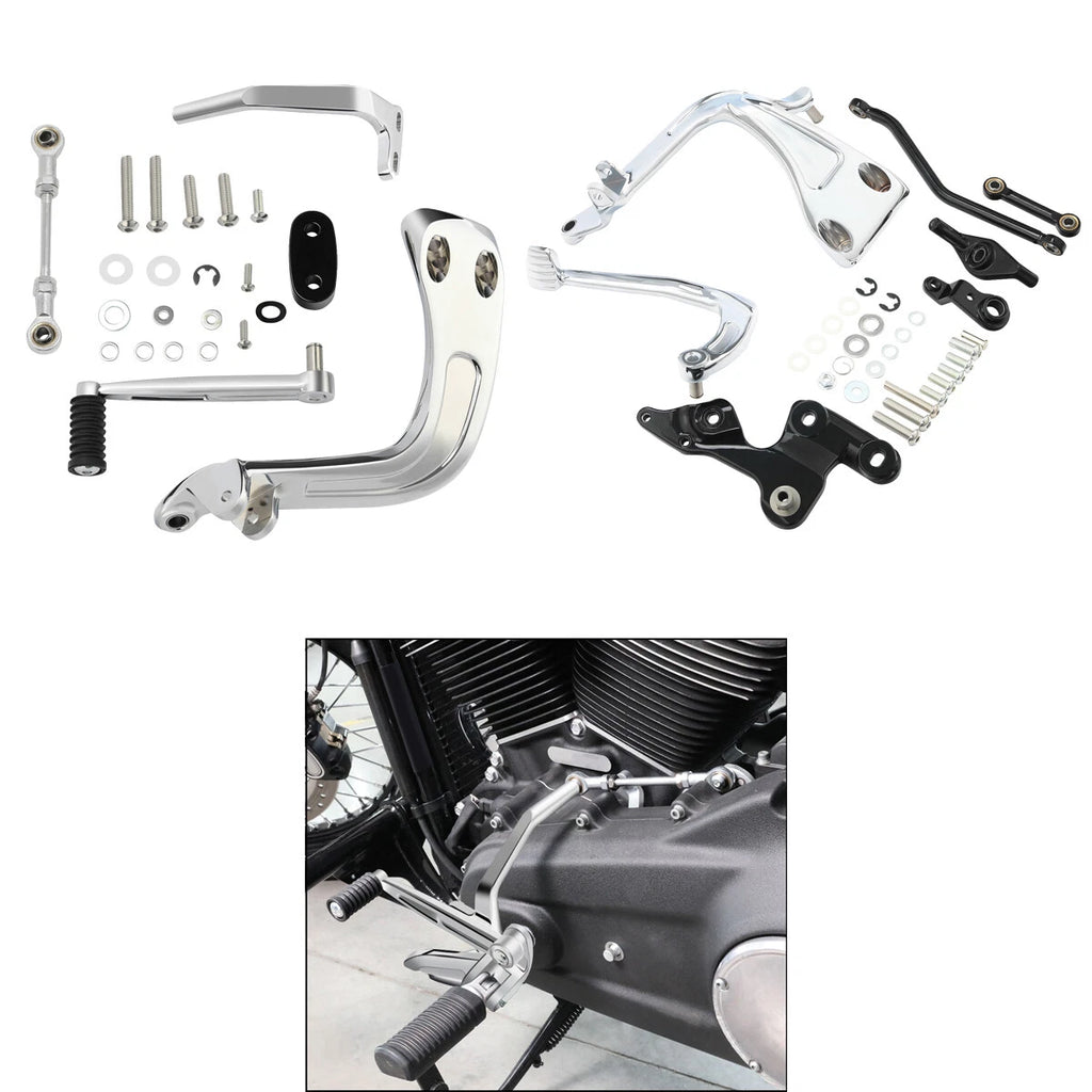 Mid Controls Shift & Brake Side Kit for Harley FLSB FXFB FXFBS (2018–Present)