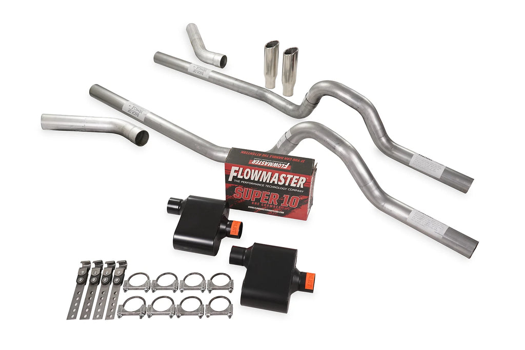 Dual Exhaust Kit for 1962–1966 Ford F-Series 2.5" Flowmaster Super 10