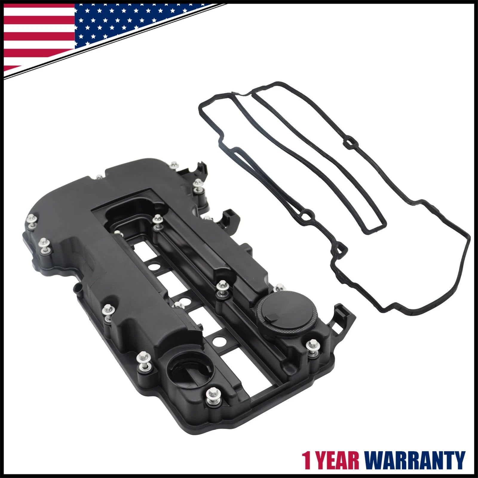 Valve Cover with Gasket & Bolts for Chevy Cruze Sonic Trax Buick Encore ELR (2011–2019)