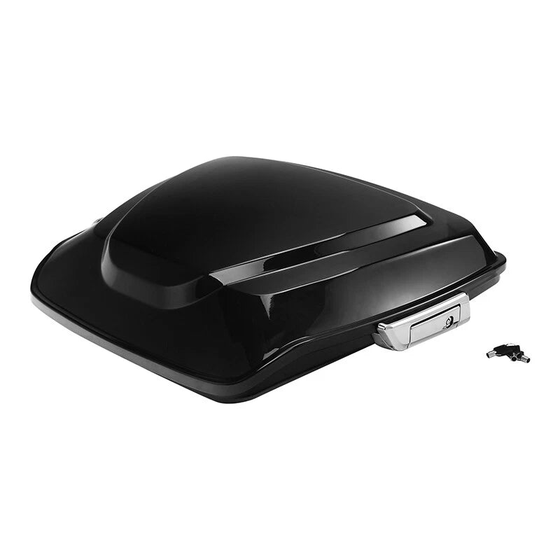 Vivid Black Razor Trunk for Harley Touring Road Glide (2014–2024)