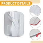 Fuel Tank Door Cap for Toyota Corolla Cross (2022–2023) Chrome Silver Tone