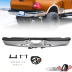 Chrome Rear Step Bumper for Ford F150 (1997–2004 Flareside)