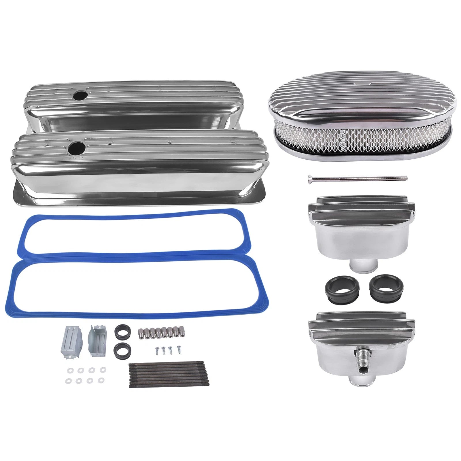 12" Air Cleaner Dress Up Kit for Chevy Small Block 327 350 (1969–1986)