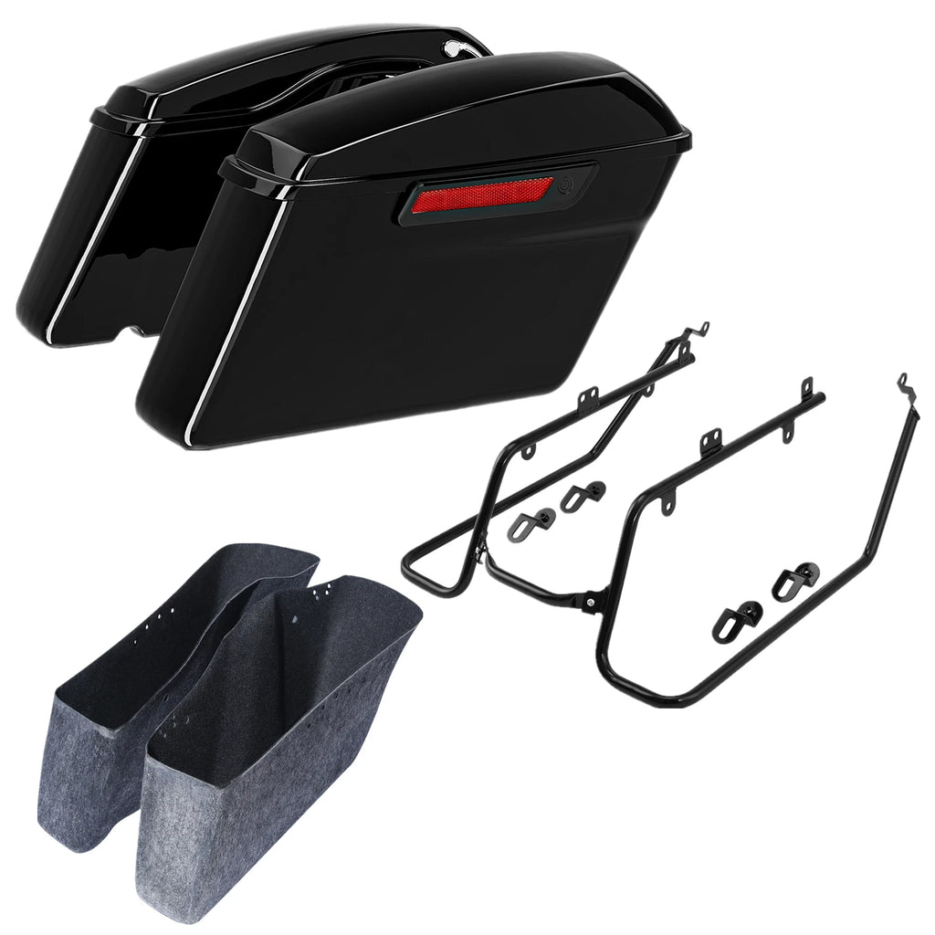 Hard Saddlebags & Conversion Brackets for Harley Softail Fat Boy (2018–2023)