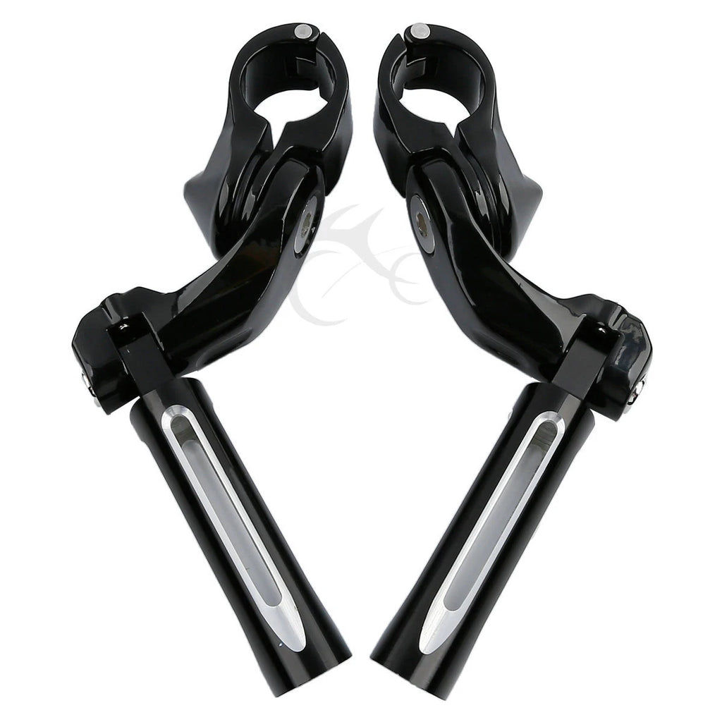 1 1/4" Black Footrest Footpeg for Harley Road Glide (2015–2023)