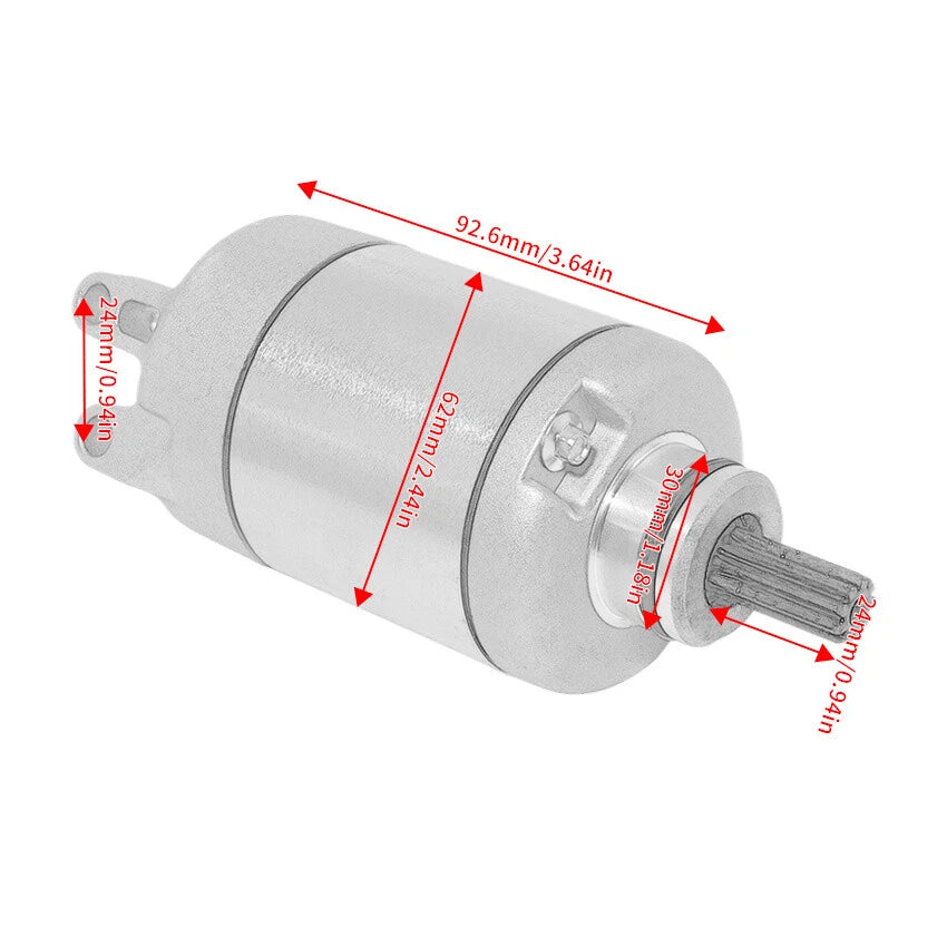 Starter Motor for Yamaha YZF R6 (2006–2020), XJ6-N, FZ6, FZ6R (2009–2016) 2C0-81890-00