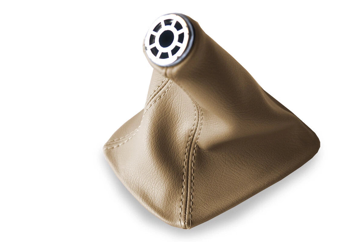 Leather Manual Shift Boot Cover for Toyota Celica (2000–2005) Beige