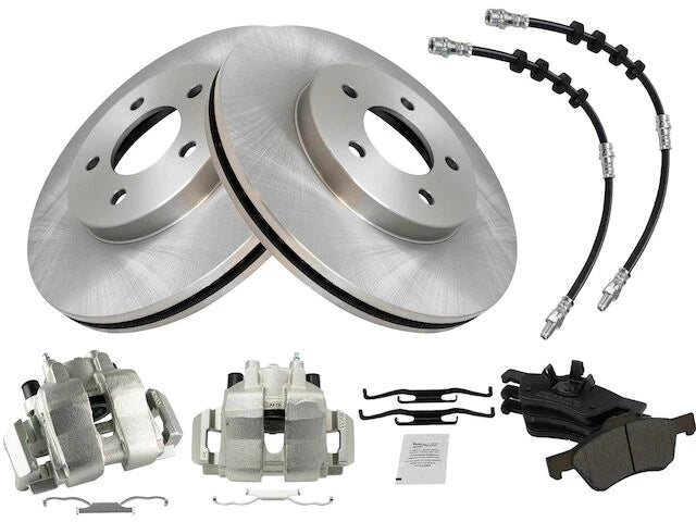 Front Brake Pad Rotor Caliper Set for Mazda Tribute (2008–2009) VX631GF