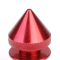 Set of 4 Aluminum Red Spiky Bumper Quick Release Fastener Lid Kit