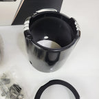 Set of 2 Screamin Eagle Defiance 4.5 in End Caps for Harley-Davidson (N/A)