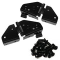 Windshield Hinges Pair for Jeep Wrangler CJ5, CJ7 (1976–1995) Black